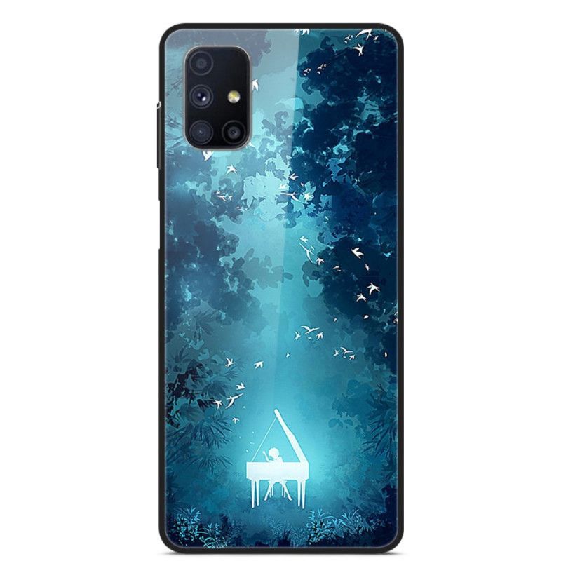 Case Hoesje Samsung Galaxy M51 Telefoonhoesje Piano In De Nacht