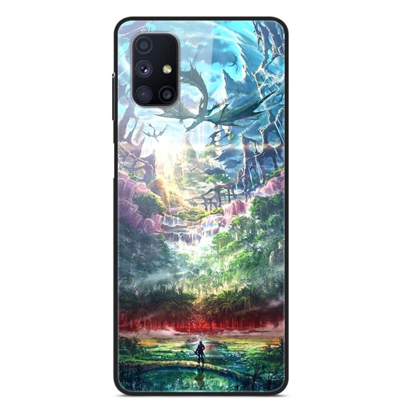 Cover Hoesje Samsung Galaxy M51 Telefoonhoesje Hemelse Natuur