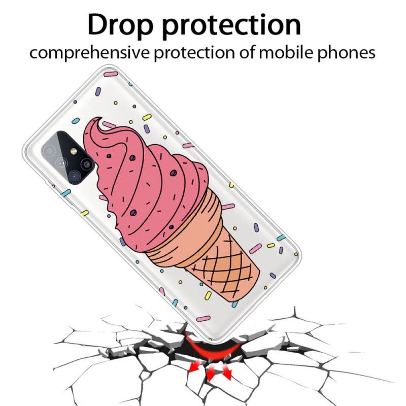 Cover Hoesje Samsung Galaxy M51 Telefoonhoesje Ijs