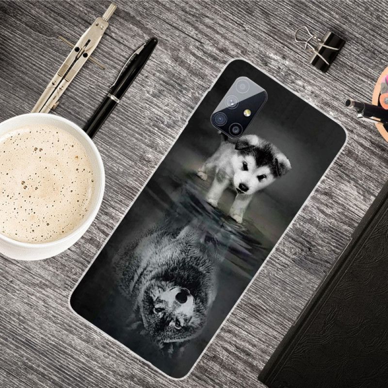 Cover Hoesje Samsung Galaxy M51 Telefoonhoesje Puppydroom