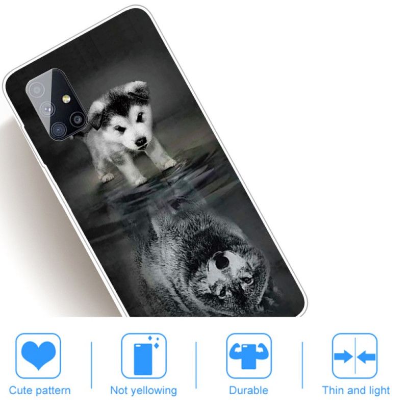 Cover Hoesje Samsung Galaxy M51 Telefoonhoesje Puppydroom