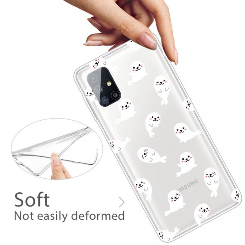 Cover Hoesje Samsung Galaxy M51 Telefoonhoesje Topzeeleeuwen