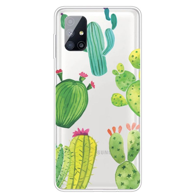 Hoesje Samsung Galaxy M51 Aquarel Cactus