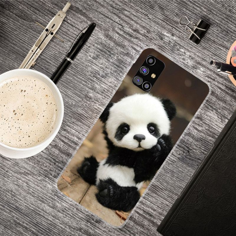 Hoesje Samsung Galaxy M51 Flexibele Panda