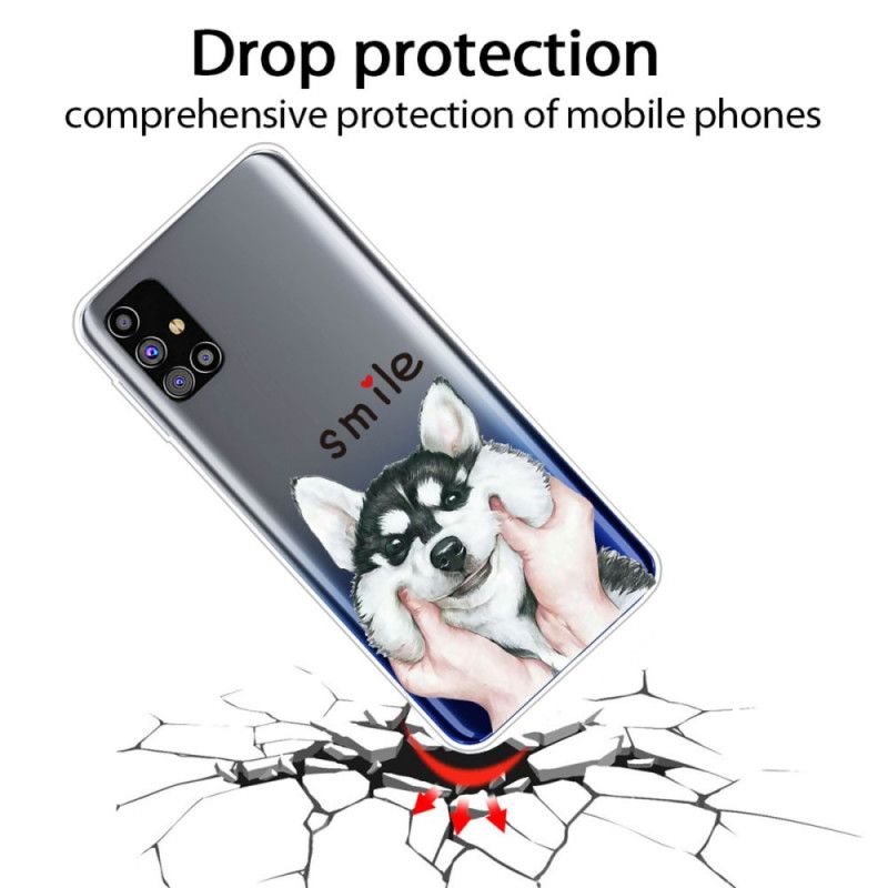 Hoesje Samsung Galaxy M51 Glimlach Hond