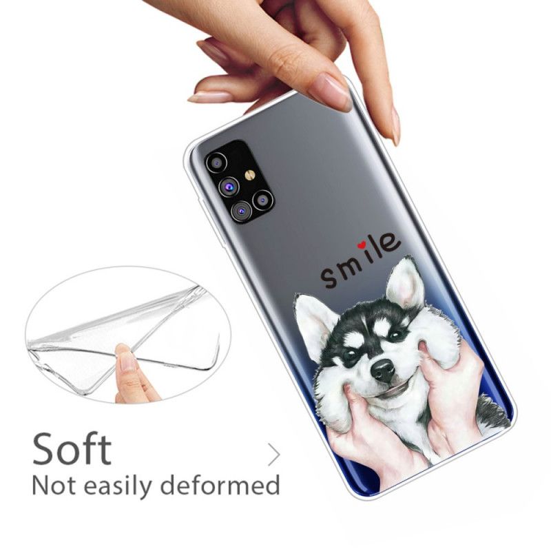 Hoesje Samsung Galaxy M51 Glimlach Hond