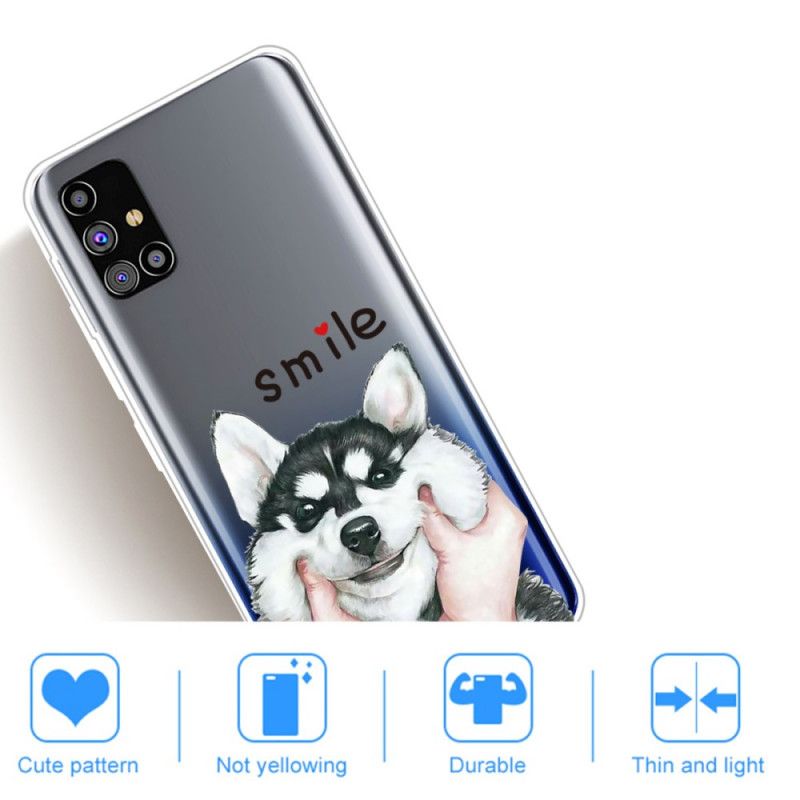 Hoesje Samsung Galaxy M51 Glimlach Hond