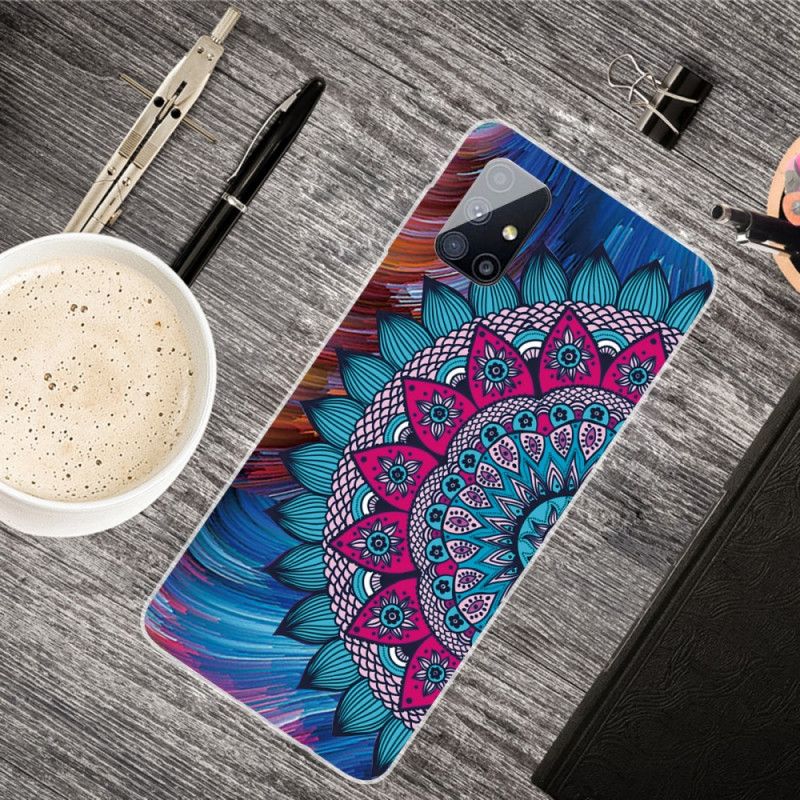 Hoesje Samsung Galaxy M51 Kleurrijke Mandala