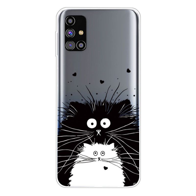 Hoesje Samsung Galaxy M51 Let Op De Katten