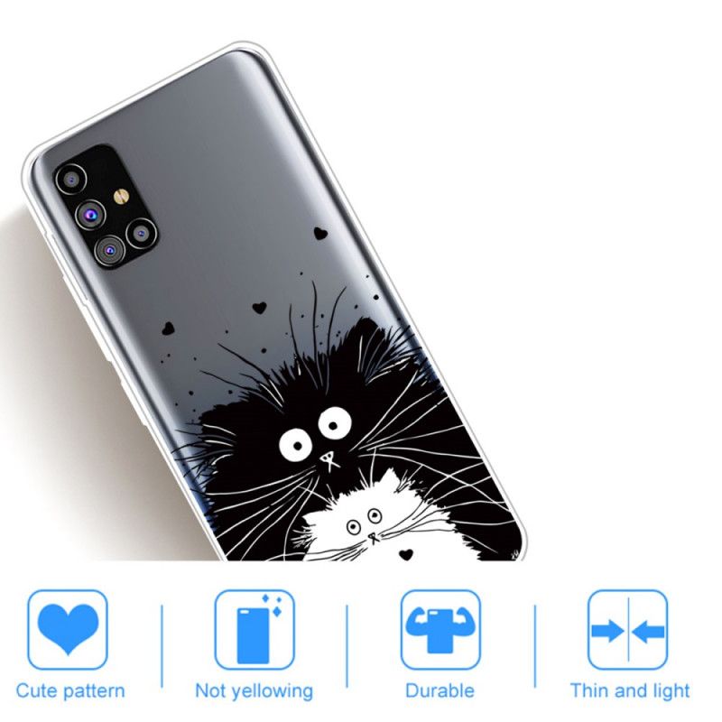 Hoesje Samsung Galaxy M51 Let Op De Katten