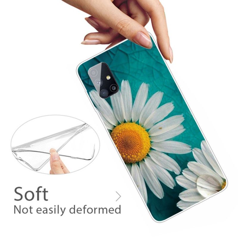 Hoesje Samsung Galaxy M51 Madeliefje