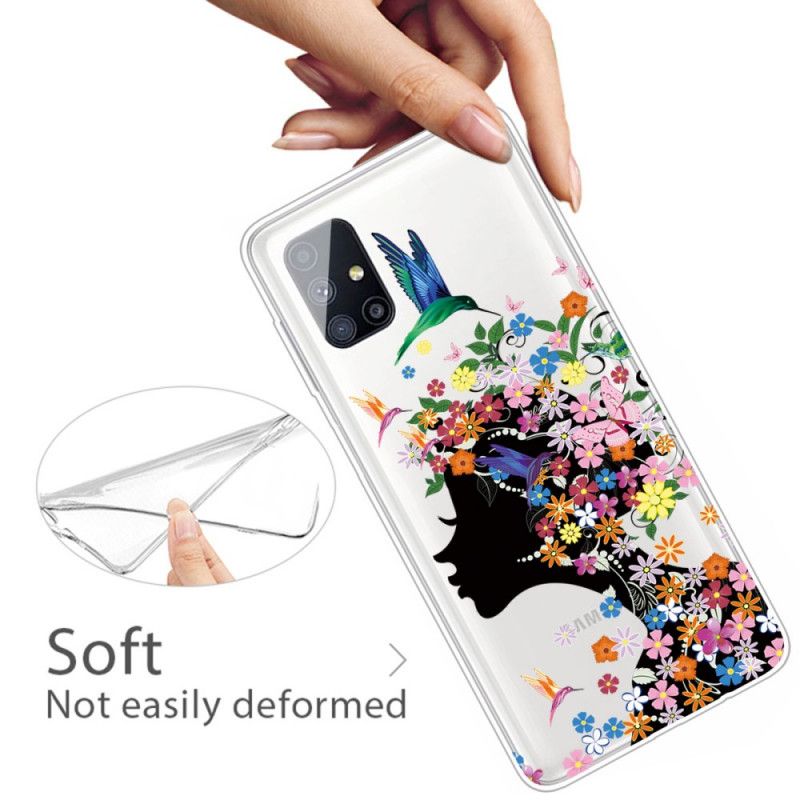 Hoesje Samsung Galaxy M51 Mooi Bloemhoofdje