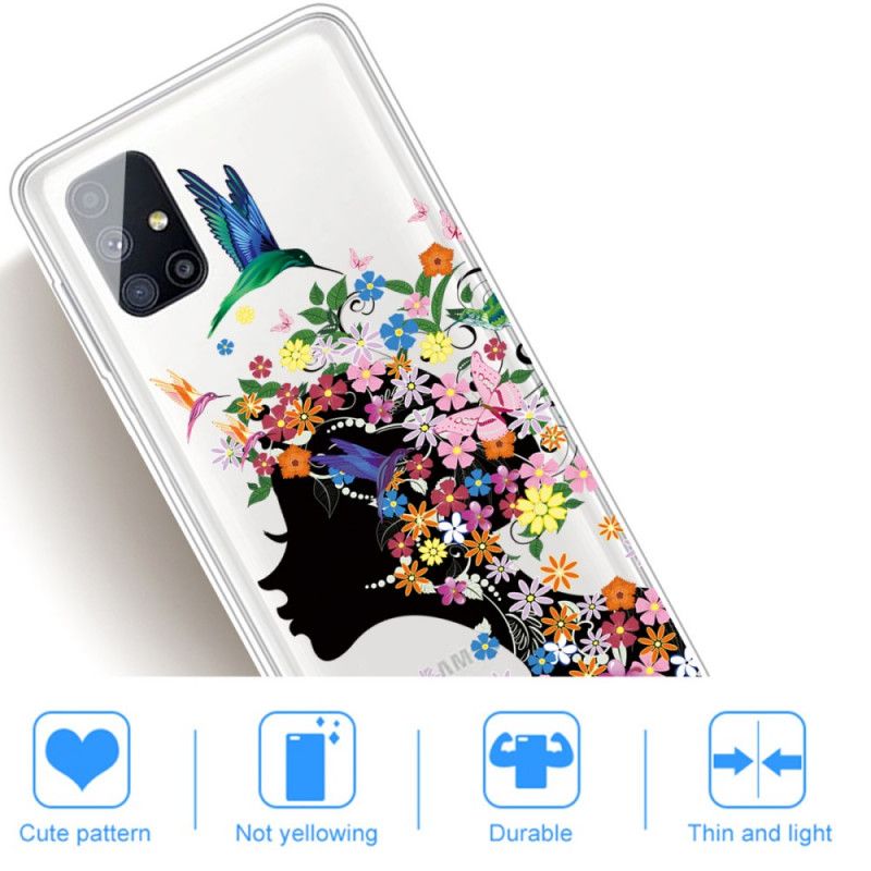 Hoesje Samsung Galaxy M51 Mooi Bloemhoofdje