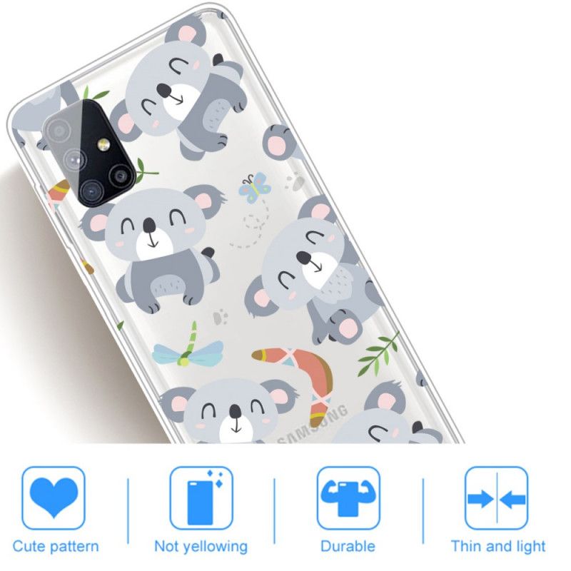 Hoesje Samsung Galaxy M51 Schattige Koala'S