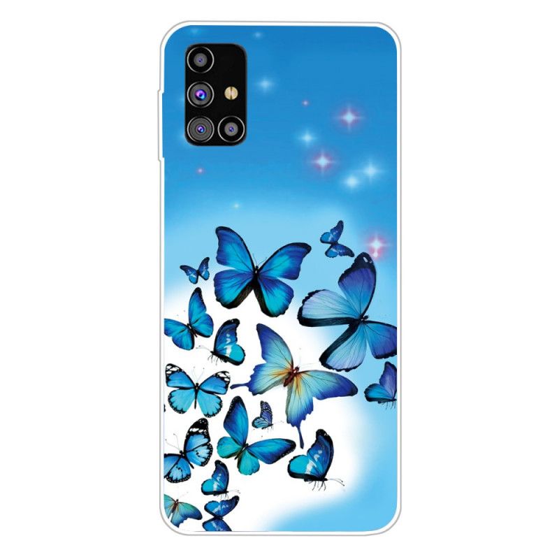 Hoesje Samsung Galaxy M51 Vlinders Vlinders