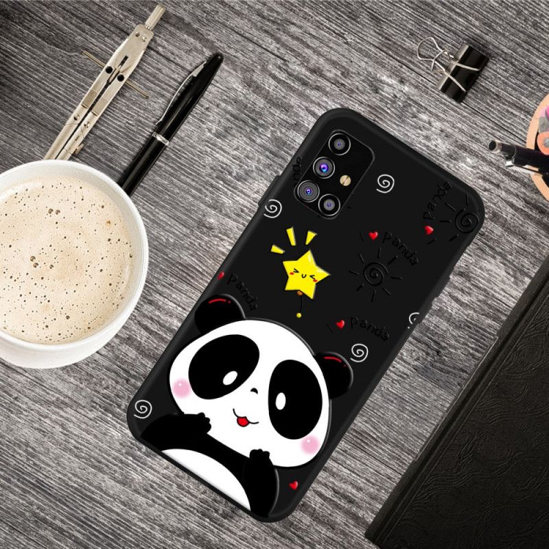 Hoesje voor Samsung Galaxy M51 Panda-Ster