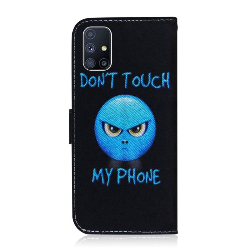 Leren Hoesje Samsung Galaxy M51 Emoji-Telefoon