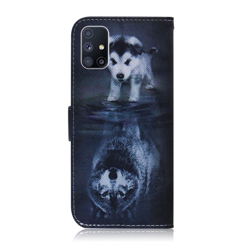 Leren Hoesje Samsung Galaxy M51 Telefoonhoesje Ernesto De Wolf