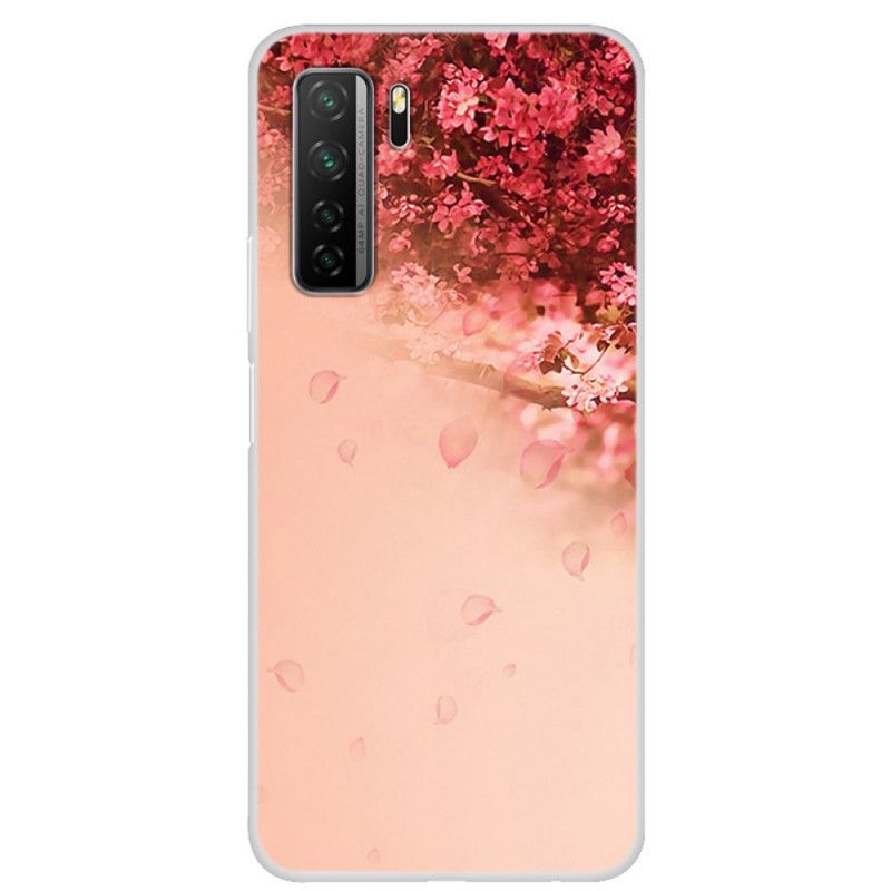 Case Hoesje Huawei P40 Lite 5G Telefoonhoesje Transparante Romantische Boom