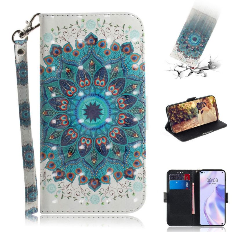 Flip Case Leren Huawei P40 Lite 5G Meesterlijke Mandala