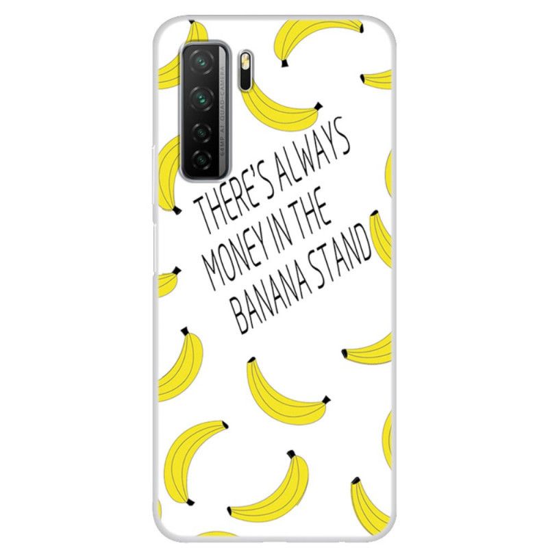 Hoesje Huawei P40 Lite 5G Transparant Bananengeld