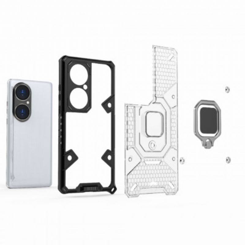 Hoesje Huawei P50 Heavy-duty Hybride Honingraatstijl