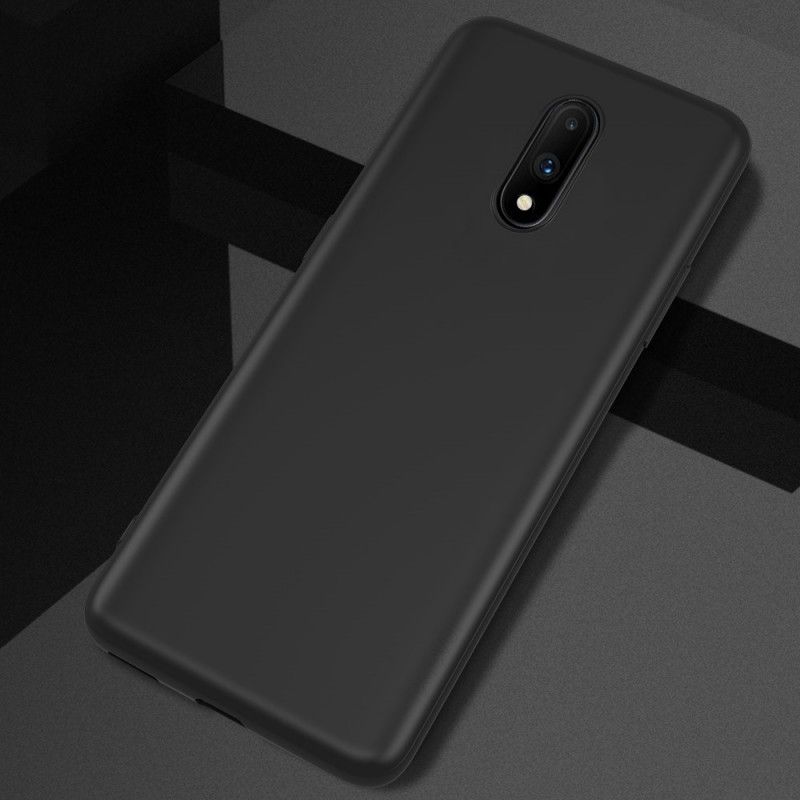 Case Hoesje OnePlus 7 Donkerrood Zwart Telefoonhoesje Guardian-Serie X-Niveau