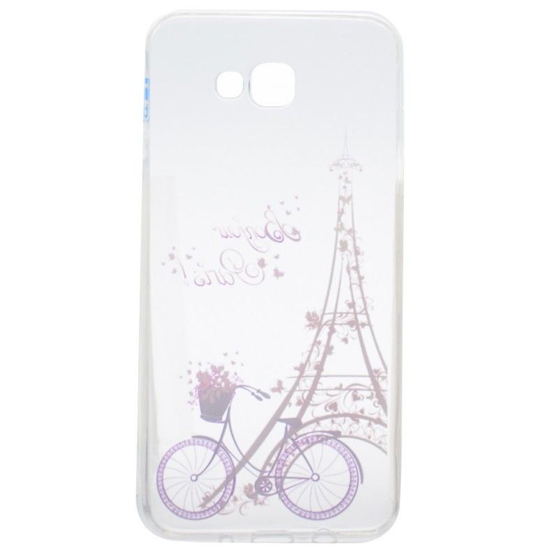 Case Hoesje Samsung Galaxy A3 2017 Telefoonhoesje Transparant Hallo Parijs