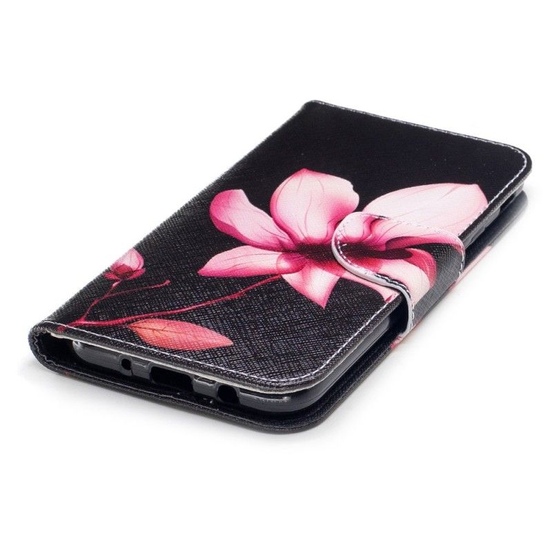 Cover Folio-hoesje Samsung Galaxy J7 2017 Telefoonhoesje Roze Bloem