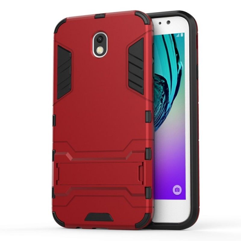 Hoesje Samsung Galaxy J7 2017 Donkerblauw Rood Ultrabestendig