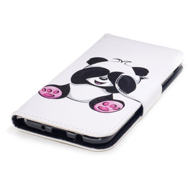 Leren Hoesje Samsung Galaxy J7 2017 Telefoonhoesje Leuke Panda