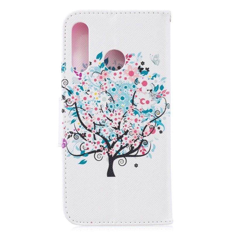 Bescherming Hoesje Huawei P30 Lite Telefoonhoesje Bloemrijke Boom