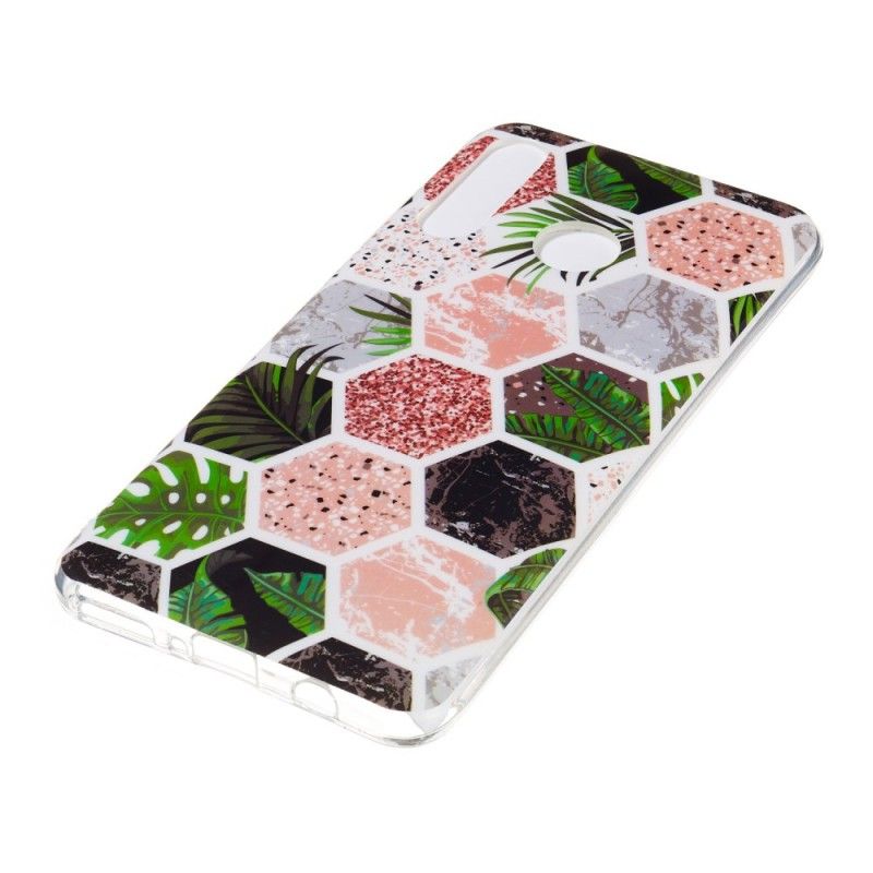 Case Hoesje Huawei P30 Lite Telefoonhoesje Glitter Bijenkorven En Gras