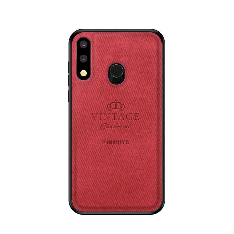 Cover Hoesje Huawei P30 Lite Grijs Zwart Telefoonhoesje Eervolle Vintage