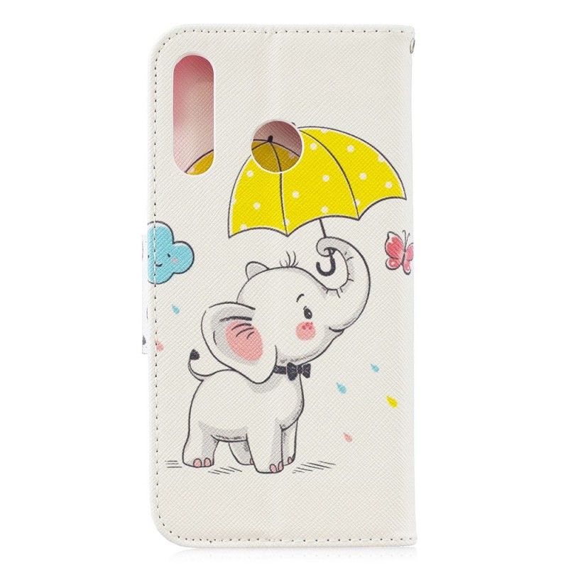 Flip Case Leren Huawei P30 Lite Babyolifant