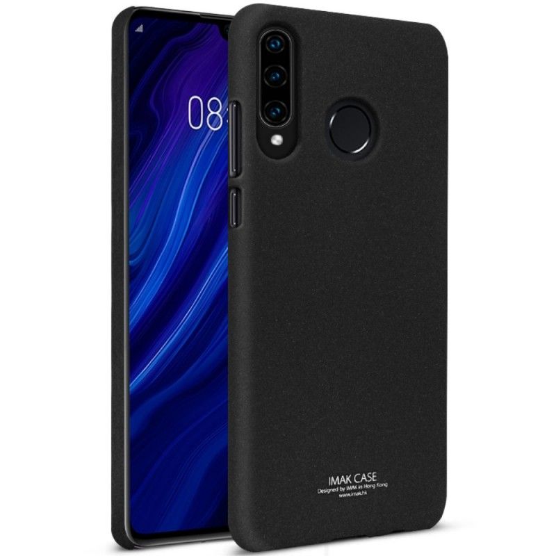 Hoesje Huawei P30 Lite Donkerblauw Zijde Serie