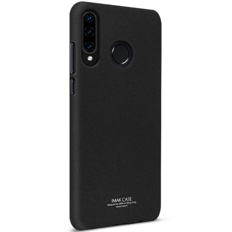 Hoesje Huawei P30 Lite Donkerblauw Zijde Serie