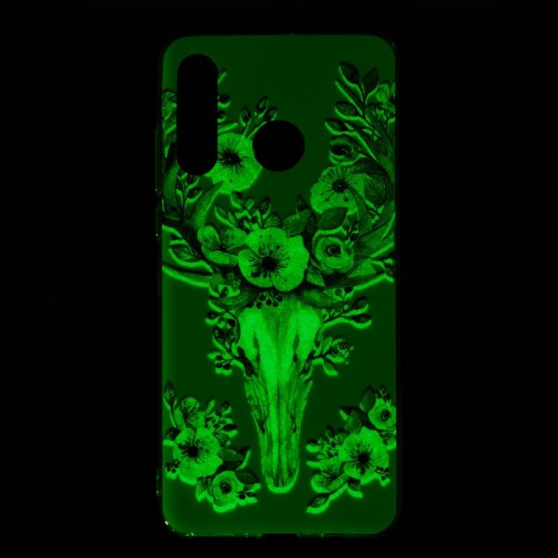 Hoesje Huawei P30 Lite Fluorescerende Bloeiende Eland