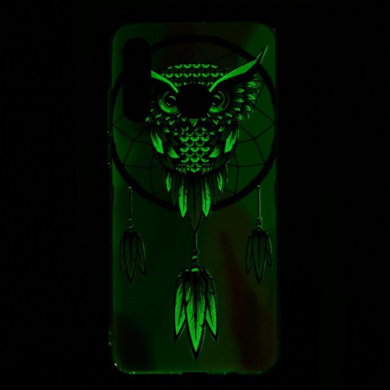 Hoesje Huawei P30 Lite Fluorescerende Uil Dromenvanger