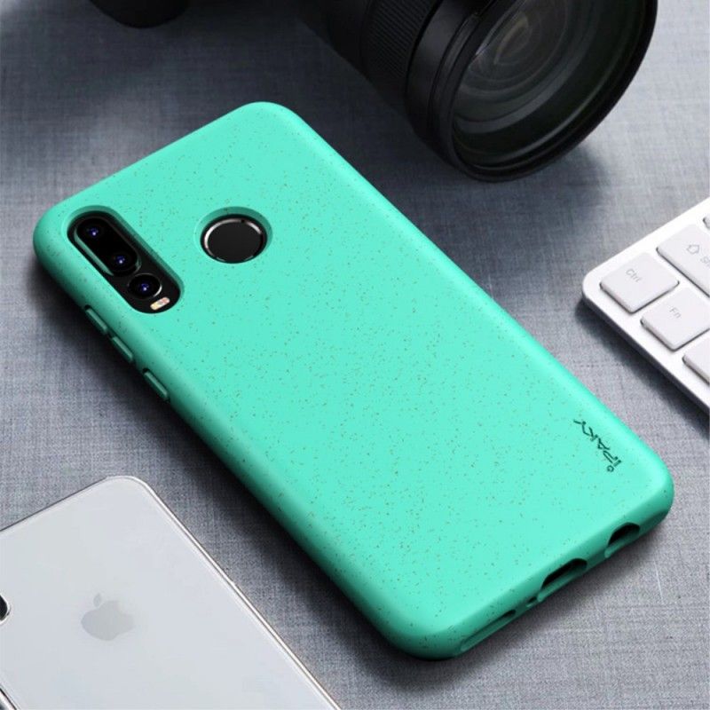 Hoesje Huawei P30 Lite Rood Zwart Ipaky Matte Serie