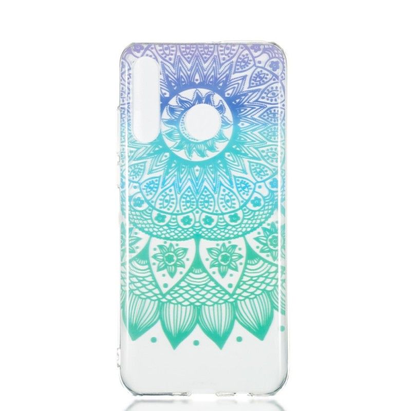 Hoesje Huawei P30 Lite Transparante Kleurrijke Mandala