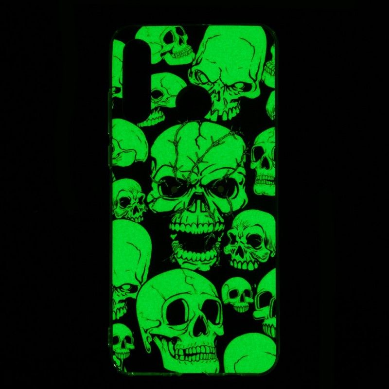 Hoesje voor Huawei P30 Lite Aandacht Fluorescerende Schedels