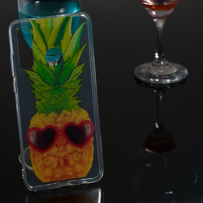 Hoesje voor Huawei P30 Lite Transparante Incognito Ananas