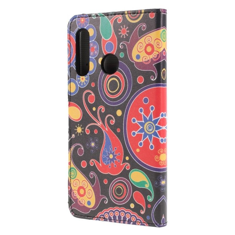 Leren Hoesje voor Huawei P30 Lite Melkwegontwerp