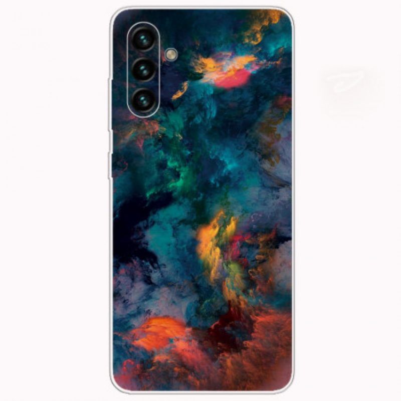 Telefoonhoesje voor Samsung Galaxy A13 5G / A04s Tweekleurige Binfen-kleur