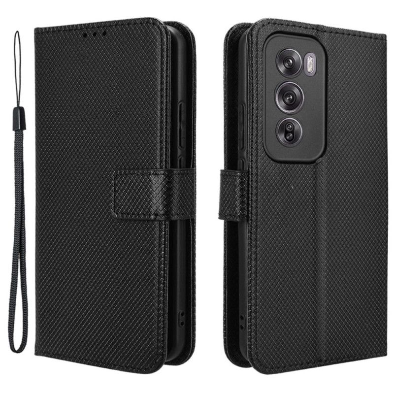 Folio-hoesje Oppo Reno 12 5g Strappunten