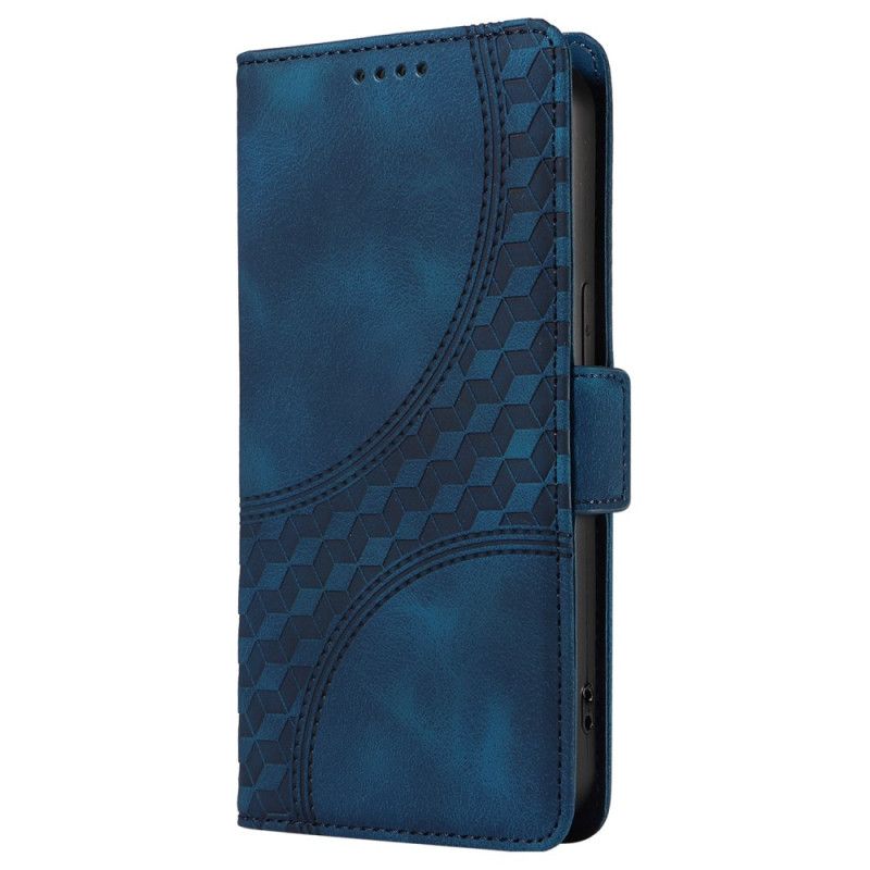 Folio-hoesje Oppo Reno 12 5g Telefoonhoesje Ruit Met Sterren