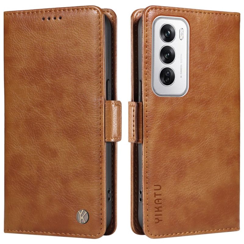 Folio-hoesje Oppo Reno 12 5g Telefoonhoesje Vintage Yikatu