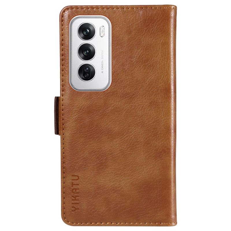 Folio-hoesje Oppo Reno 12 5g Telefoonhoesje Vintage Yikatu