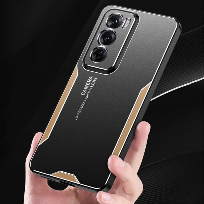 Hoesje Oppo Reno 12 5g Metaaleffect